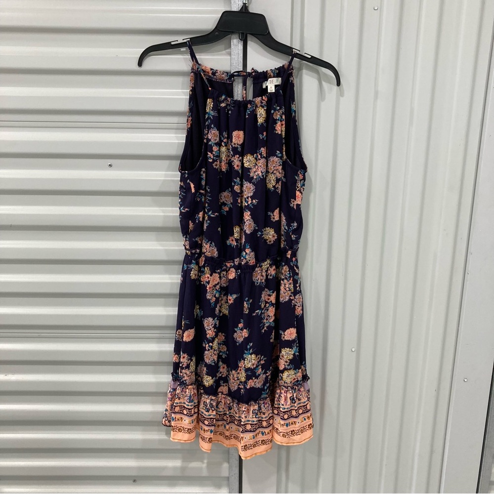 Fire Los Angeles Navy Floral Dress